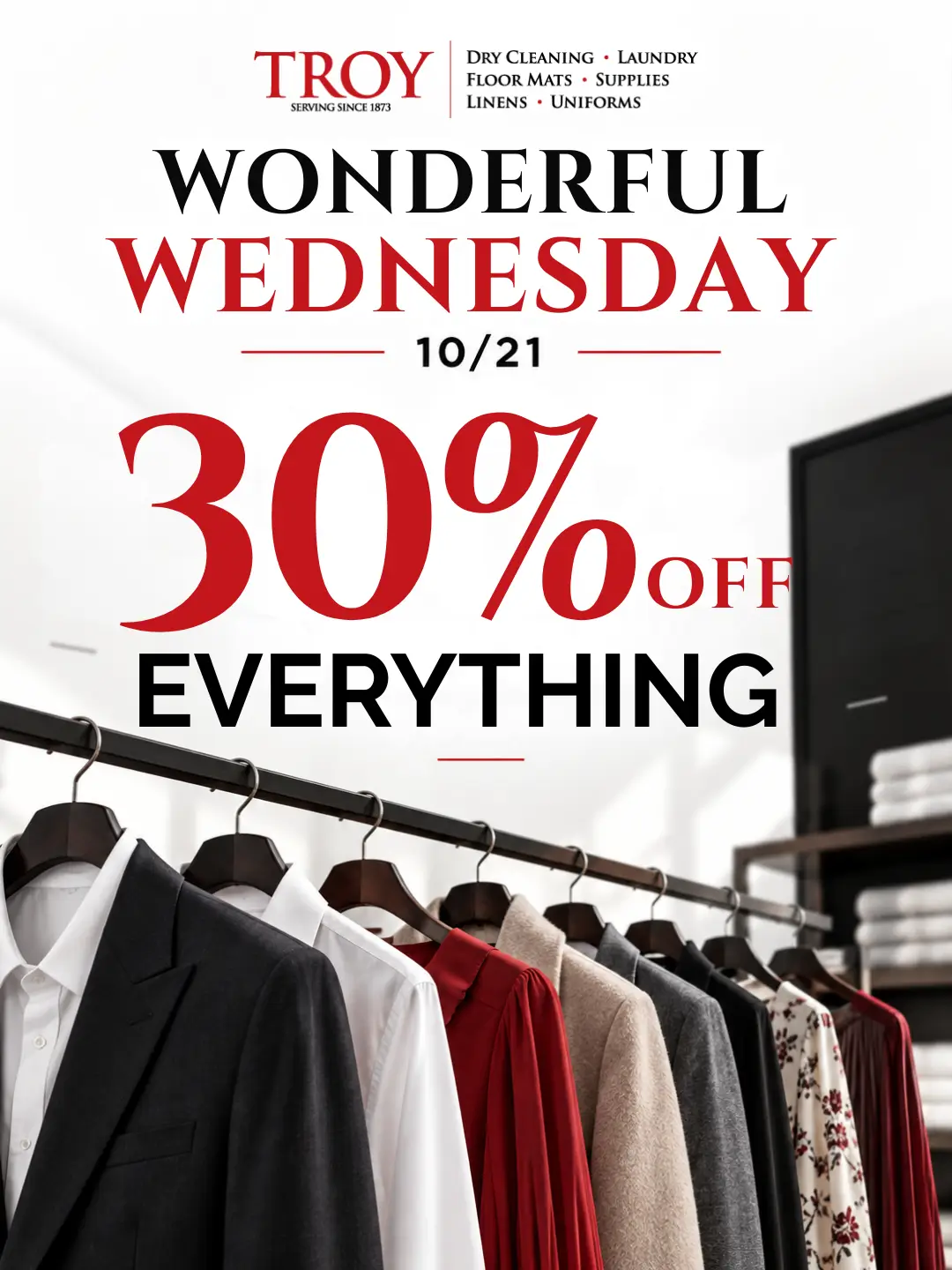 1021 - troy 30% off dry cleaning